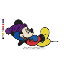 Mickey Mouse 45 Embroidery Design